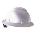 MSA V-Guard Full Brim Hard Hat White $20.05(ea.)